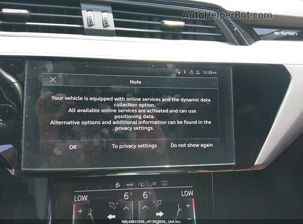 WA11AAGEXNB013059 2022 AUDI E-TRON White 
