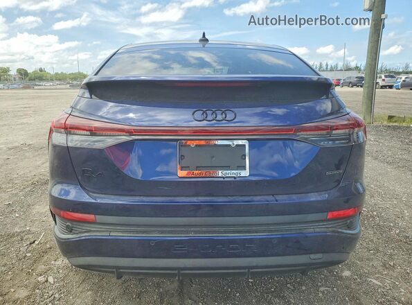 WA122BFZ4PP059732 2023 AUDI Q4 Blue უკანა ხედი
