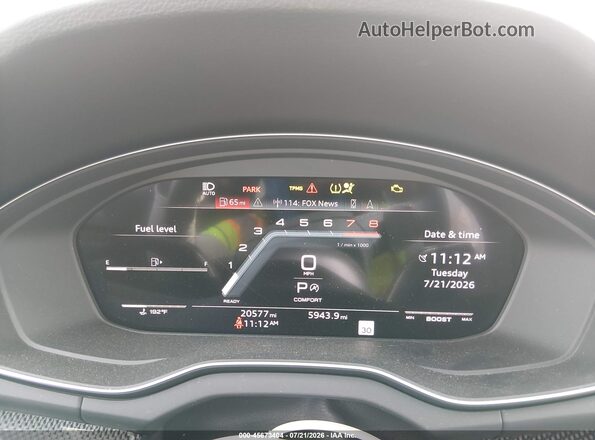 WA124AFY8S2057757 2025 AUDI SQ5 Black Widok tylnych siedzeń