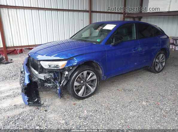 WA124AFYXN2042665 2022 AUDI SQ5 Синий Передняя левая четверть