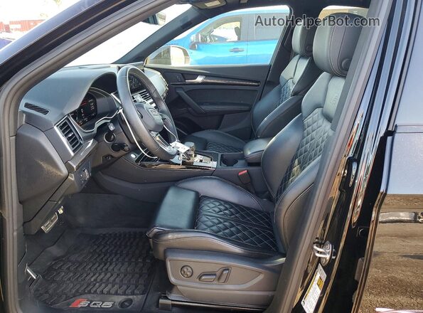 WA124AFYXR2066552 2024 AUDI SQ5 Black Widok wnętrza z przodu