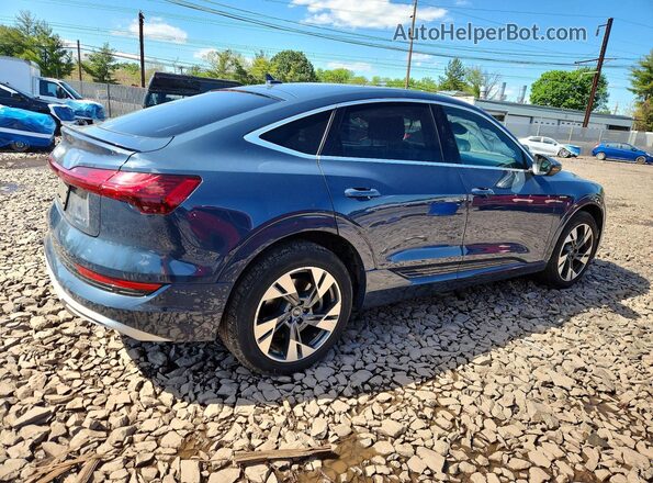 WA12AAGE1MB022137 2021 AUDI E-TRON Blue Задня права чверть