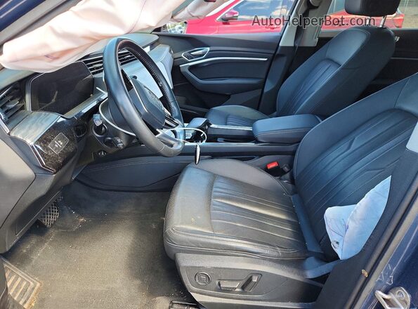WA12AAGE1MB022137 2021 AUDI E-TRON Blue Вид салону спереду