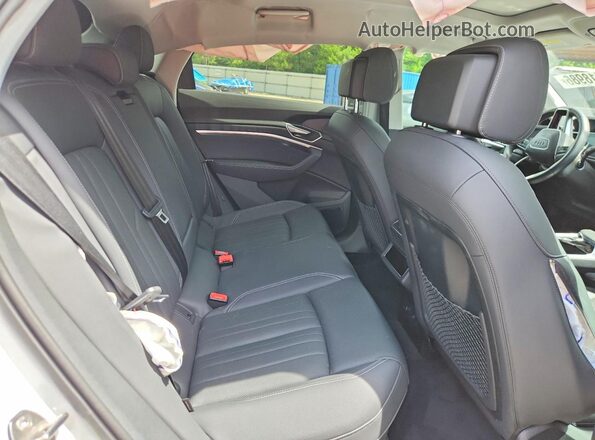 WA12ABGE4NB009387 2022 AUDI E-TRON White Вид задньої частини салону