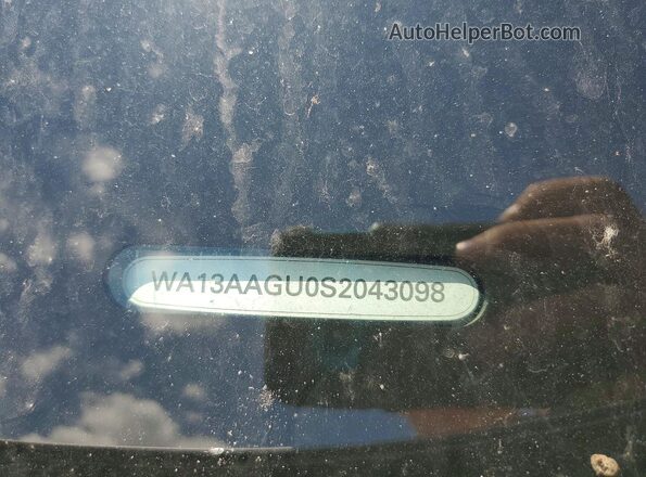 WA13AAGU0S2043098 2025 AUDI Q5 Silver Vista de la etiqueta del VIN