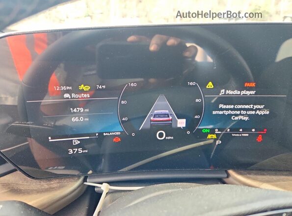WA13AAGU2S2071906 2025 AUDI Q5 White Սարքավորումների վահանակի տեսք