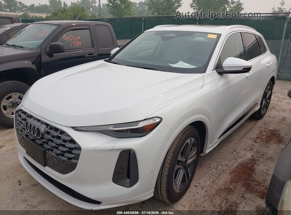 WA13AAGU7S2062344 2025 AUDI ALL Белый Передняя левая четверть
