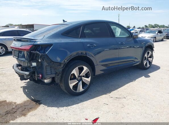 WA13ABGE5MB007439 2021 AUDI E-TRON Blue Trasero derecho