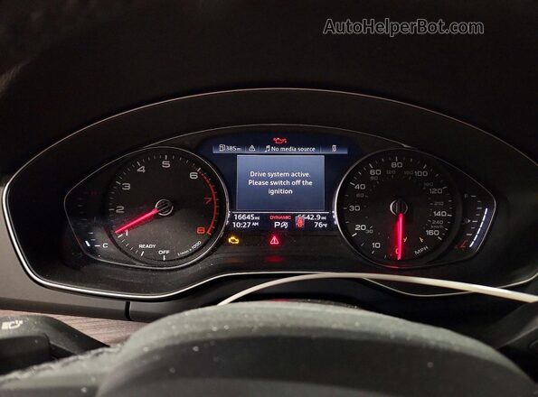 WA14AAFY2P2091041 2023 AUDI Q5 White Widok zestawu wskaźników
