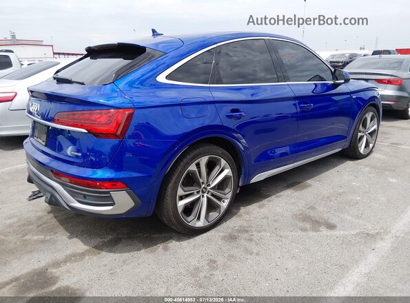 WA15AAFY2M2074773 2021 AUDI Q5 Синий Задняя правая четверть