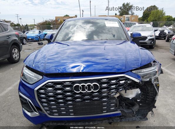WA15AAFY2M2074773 2021 AUDI Q5 Синий Вид щитка приборов