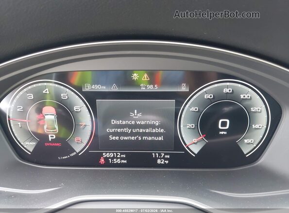 WA15AAFY4P2189752 2023 AUDI Q5 Black Vista de los asientos traseros