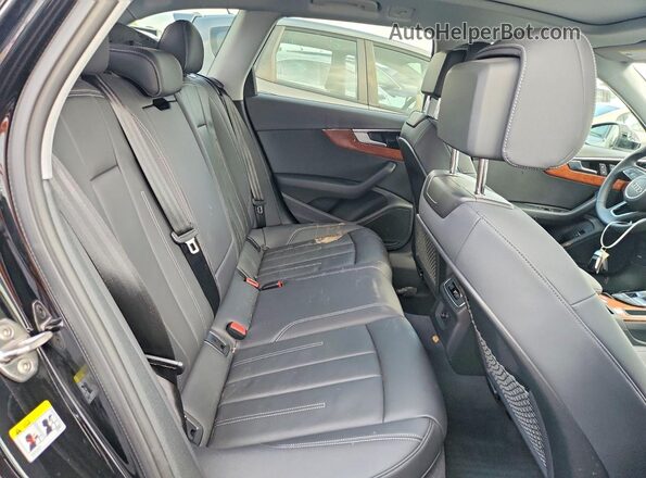 WA17AAF43PA057660 2023 AUDI A4 Black უკანა სავარძლების ხედი