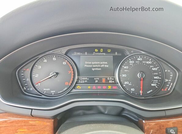 WA17AAF43PA057660 2023 AUDI A4 Black ხელსაწყოთა პანელის ხედი
