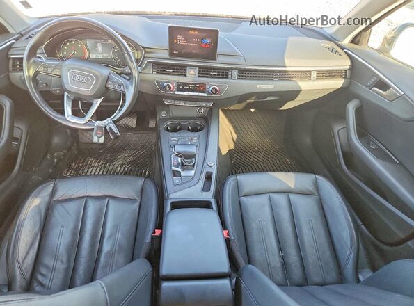 WA17NAF48HA091292 2017 AUDI A4 Черный Вид панели приборов