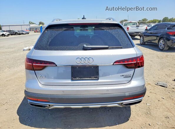 WA18AAF42MA049985 2021 AUDI A4 Silver უკანა ხედი