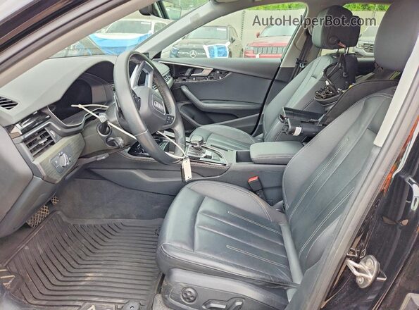 WA18AAF42MA063076 2021 AUDI A4 Black Widok wnętrza z przodu