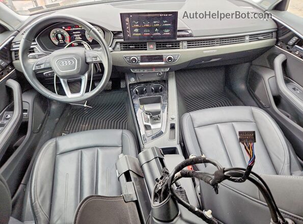 WA18AAF42MA063076 2021 AUDI A4 Black Widok deski rozdzielczej