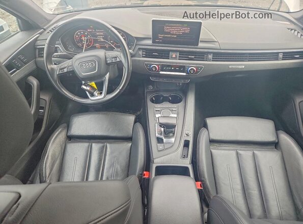WA18NAF41HA114349 2017 AUDI A4 White წინა პანელის ხედი