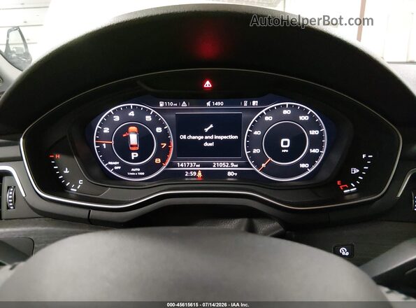 WA18NAF43KA106969 2019 AUDI OTHER White Vista de los asientos traseros