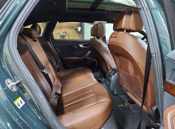 WA18NAF4XHA165056 2017 AUDI A4 Green Rear interior view