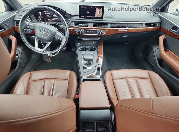WA19NAF46HA086469 2017 AUDI A4 White Vista del salpicadero