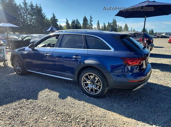 WA19NAF46JA051839 2018 AUDI A4 Blue Trasero izquierdo