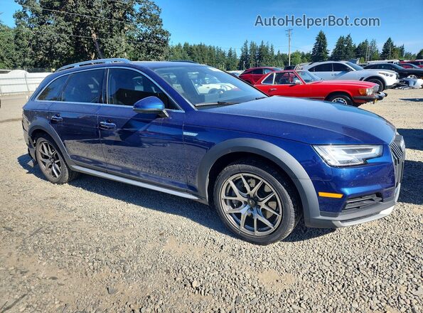 WA19NAF46JA051839 2018 AUDI A4 Blue Delantero derecho