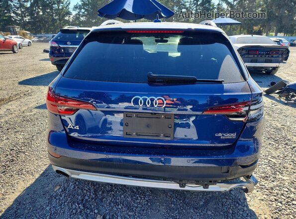 WA19NAF46JA051839 2018 AUDI A4 Blue Vista trasera