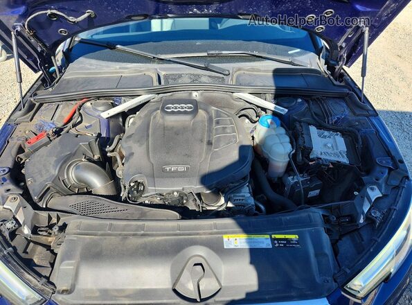 WA19NAF46JA051839 2018 AUDI A4 Blue Vista interior trasera