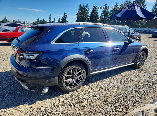 WA19NAF46JA051839 2018 AUDI A4 Blue Trasero derecho