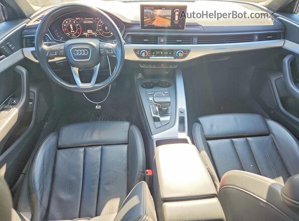 WA19NAF46JA051839 2018 AUDI A4 Blue Vista del salpicadero