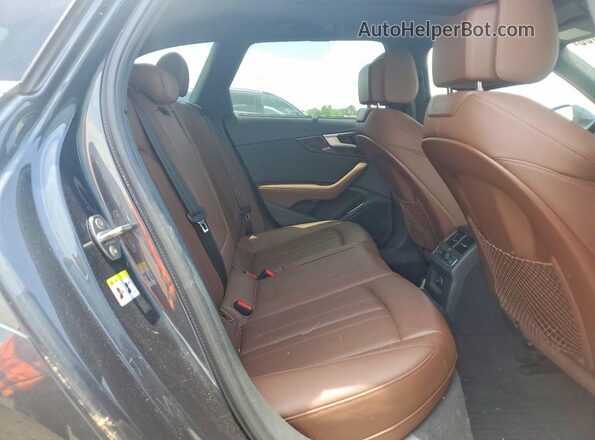 WA19NAF49JA016132 2018 AUDI A4 Gray Widok wnętrza z tyłu