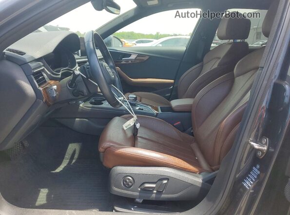 WA19NAF49JA016132 2018 AUDI A4 Gray Widok wnętrza z przodu