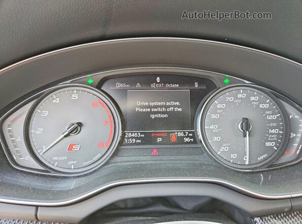 WA1A4AFY6N2107605 2022 AUDI SQ5 Gray Widok zestawu wskaźników