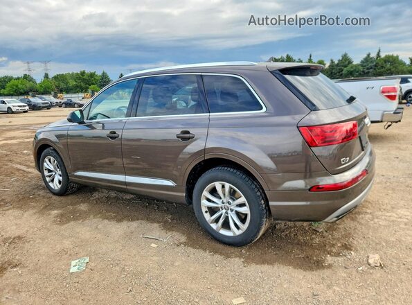 WA1AAAF71HD008697 2017 AUDI Q7 Brown Tył lewy