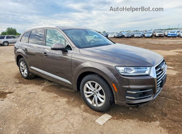 WA1AAAF71HD008697 2017 AUDI Q7 Brown Przód prawy