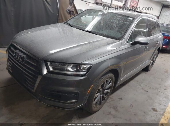 WA1AAAF74HD011108 2017 AUDI Q7 Gray წინა მარცხენა ხედი სამი მეოთხედიდან