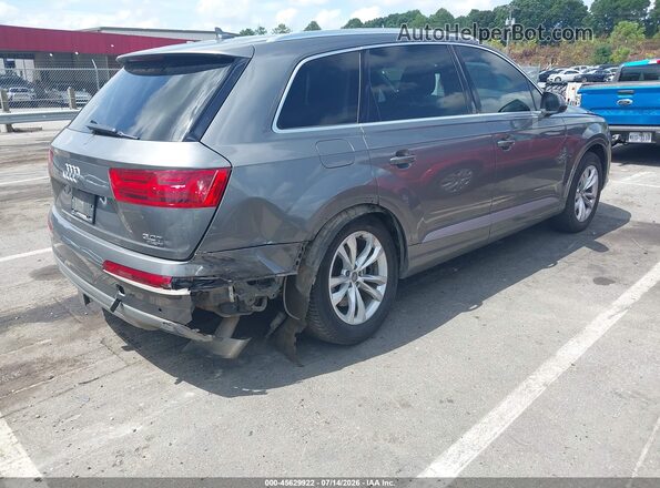 WA1AAAF74JD001040 2018 AUDI Q7 Gray Trasero derecho