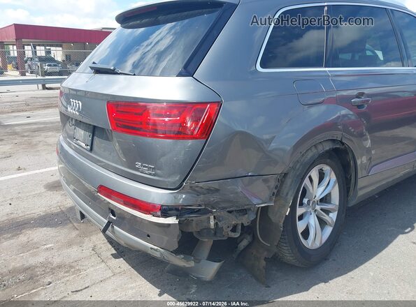 WA1AAAF74JD001040 2018 AUDI Q7 Gray Vista frontal