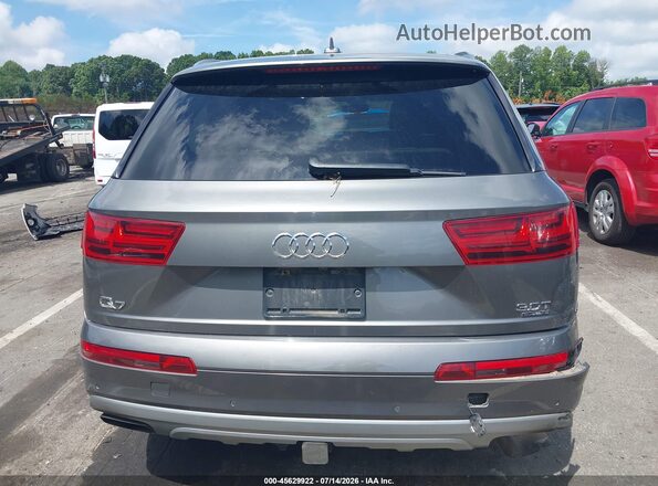 WA1AAAF74JD001040 2018 AUDI Q7 Gray 