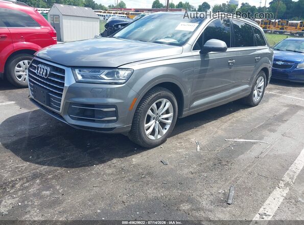 WA1AAAF74JD001040 2018 AUDI Q7 Gray Vista tres cuartos delantera izquierda
