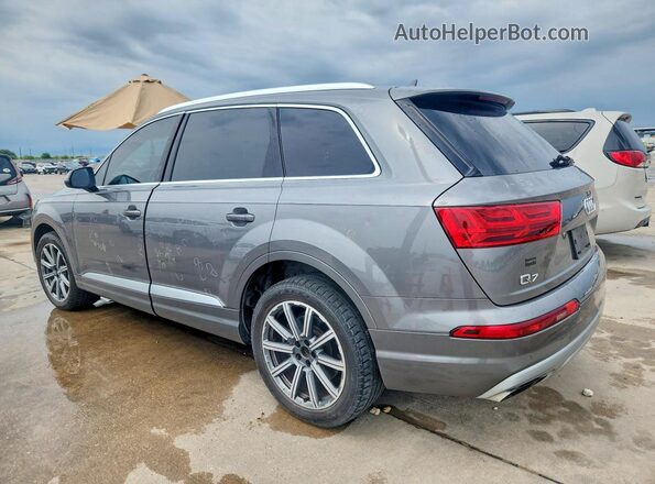WA1AAAF76HD041579 2017 AUDI Q7 Silver Задня ліва чверть