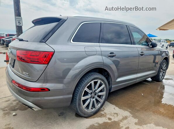 WA1AAAF76HD041579 2017 AUDI Q7 Silver Задня права чверть