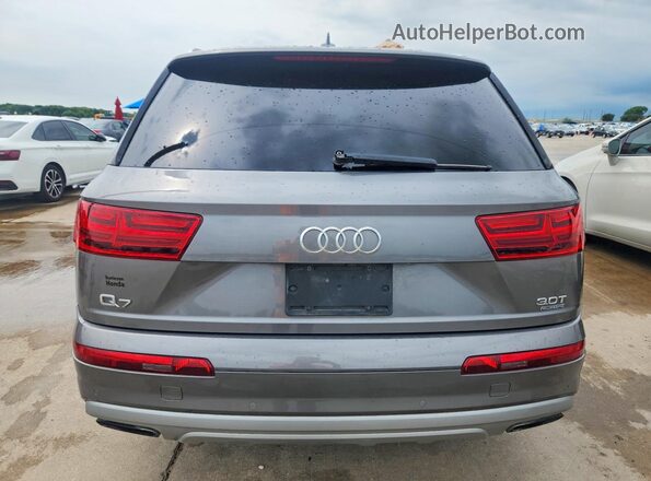 WA1AAAF76HD041579 2017 AUDI Q7 Silver Вид ззаду