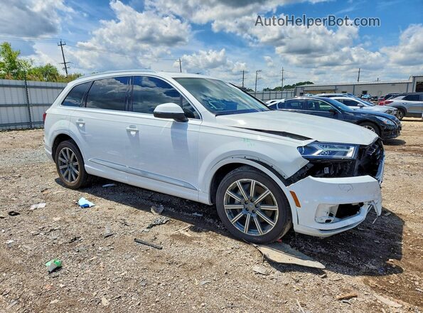 WA1AAAF77KD000661 2019 AUDI Q7 Белый Передняя правая четверть
