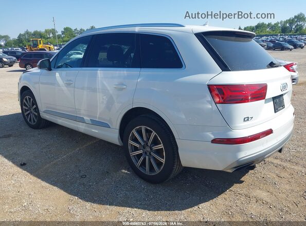 WA1AAAF77KD006976 2019 AUDI Q7 White Trasero izquierdo