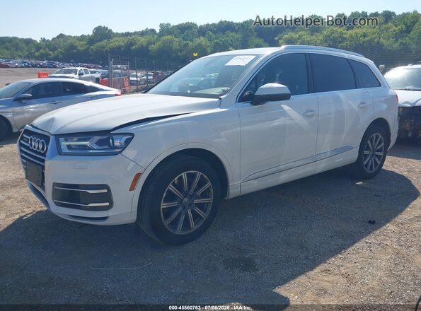 WA1AAAF77KD006976 2019 AUDI Q7 White Vista tres cuartos delantera izquierda