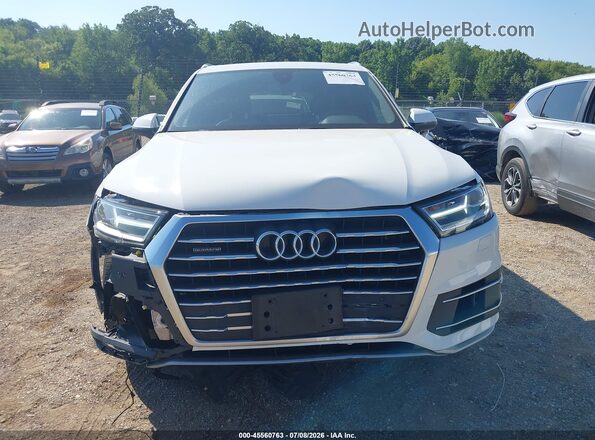 WA1AAAF77KD006976 2019 AUDI Q7 White Vista del cuadro de instrumentos