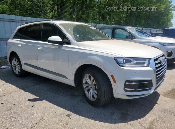 WA1AAAF79KD005134 2019 AUDI Q7 Белый Передняя правая четверть